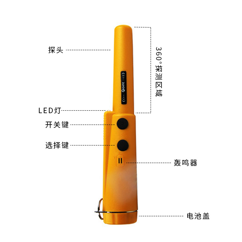 高效探寶利器 廠家直銷(xiāo)手持金屬探測(cè)器116900的全面解析